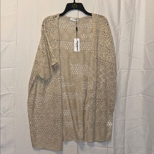 Zeagoo Beige Knit Cardigan